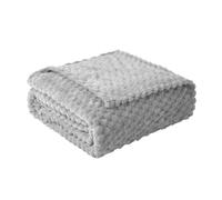 Good Nite Couverture Polaire Plaid Chaud Couverture Moelleuse et Douillette Couverture de Canapé Couverture lit 150 x 200 cm Douce et Chaude pour Canapé et lit Chambre à Coucher Bureau Gris