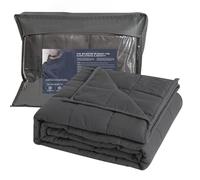 Good Nite Couverture Lestée Couverture Pondérée 150 x 200 cm Plaid Lesté Couverture Lourde avec Perles de Verre Weighted Blanket Gris 8 kg 150 x 200 cm