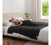 Good Nite Couverture Lestée pour Adulte Couette Lestée Couverture De Relaxation Plaid Lesté Weighted Blanket Gris 8 kg 150 x 200 cm
