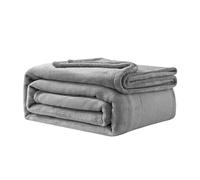 Good Nite Couverture Polaire Chaude et Moelleuse pour Adultes - Lavable en Machine - Gris, pour lit Simple - 130 x 150 cm
