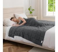 Good Nite Couverture Lestée pour Adulte Couette Lestée Couverture De Relaxation Plaid Lesté Weighted Blanket Gris 6 kg 150 x 200 cm