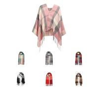 Good Nite Echarpe Plaid Foulard Chale Chaud Femme Homme Grosse Écharpe für Hiver Automne Etole Douce Confortable Sobre et Élégant(Rose,200x60cm)