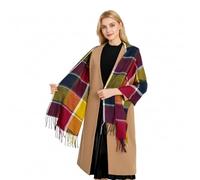 Good Nite Echarpe Plaid Foulard Chale Chaud Femme Homme Grosse Écharpe für Hiver Automne Etole Douce Confortable Sobre et Élégant(Violet,200x60cm)