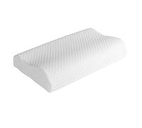 Good Nite Oreiller Cervical en Mousse à mémoire de Forme pour la Relaxation du Cou et des Muscles, Soutien Ferme de la tête/Colonne cervicale/Dos 65 x 35 x 11/9 cm