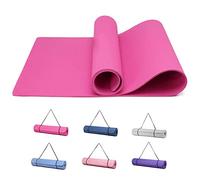 Good Nite Tapis de gymnastique - Antidérapant - Pour le sport, le gymnase, le Pilates - Avec sangle de transport - 183 x 61 x 0,6 cm (Prune)