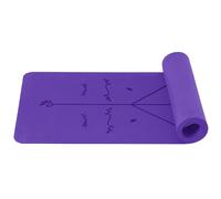 Good Nite Tapis de yoga 6 mm - Tapis de gymnastique en TPE - Antidérapant - Tapis de fitness - Tapis d'entraînement - Tapis de Pilates - Pour yoga, pilates et entraînement - 183 x 61 x 0,6 cm
