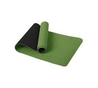 Good Nite Tapis de Yoga de Gymnastique de Exercice Fitness Tapis Fitness Antidérapant de Sport de Pilates avec Sangle de Transport 183 x 61 x 0,6 cm (Vert/Noir)