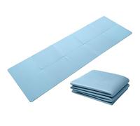 Good Nite Tapis de yoga pliable antidérapant portable léger pour fitness, pilates, sport, voyage, exercice pour femme et homme 183 x 61 x 0,6 cm (bleu)