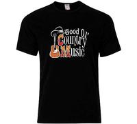 Good OL Country Western Music T Shirts C&W Tops Blues Rock R&B Tee(XX-Large)