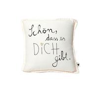 Good old Friends Mini coussin « Schön, dass es Dich gibt »