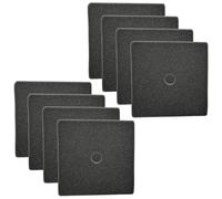 Good Pet Stuff, Lot de 8 filtres à charbon de rechange pour bac à litière caché, forme carrée de cour, facile à installer, inodore, absorbe les odeurs, infusé de charbon actif par la lumière du soleil