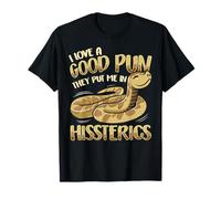 Good Pun Met Me in Hissterics Hognose Snake Puns Reptile T-Shirt