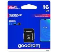 GoodRAM Carte mémoire M1AA-0160R12 16 Go Class 10 U1 avec adaptateur