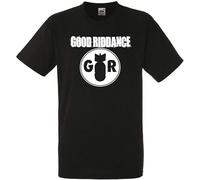 Good Riddance Logo Black Mens T-Shirt Men Rock Band Tee Shirt Black