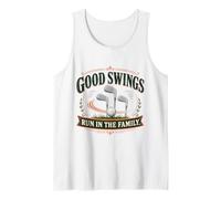 Good Swings Run in The Family Golf Vintage Débardeur