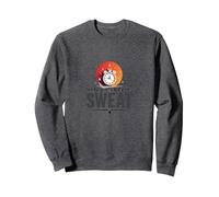 Good Things Come to Those Who Sweat Entraînement Motivation Sweatshirt, Unisexe pour Adultes, Chiné Foncé, S