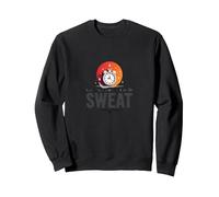 Good Things Come to Those Who Sweat Entraînement Motivation Sweatshirt, Unisexe pour Adultes, Noir, M