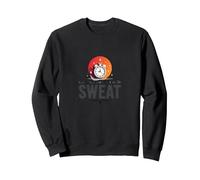 Good Things Come to Those Who Sweat Entraînement Motivation Sweatshirt, Unisexe pour Adultes, Noir, S
