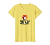 Good Things Come to Those Who Sweat Entraînement Motivation T-Shirt, Femme, Citron, XXL