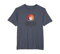 Good Things Come to Those Who Sweat Entraînement Motivation T-Shirt, Homme Grandes Tailles, Bleu Chiné, 4X Tall
