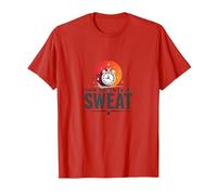 Good Things Come to Those Who Sweat Entraînement Motivation T-Shirt, Homme, Rouge, M