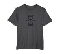 Good Things Take Time Sablier inspirant T-Shirt, Homme Grandes Tailles, Chiné Foncé, 5X Tall