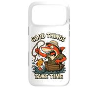 Good Things Take Time T-Shirt de pêche au Requin Coque pour iPhone 17 Pro Max