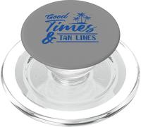 Good Times and Tan Lines Summer Lovers PopSockets PopGrip pour MagSafe