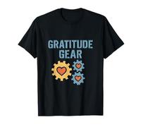 Good Vibes Crew Gratitude Gear Pochoir Industriel T-Shirt