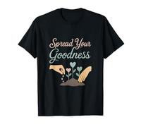 Good Vibes Crew Spread Your Goodness Graphique Arc-en-Ciel Pastel T-Shirt