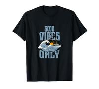 Good Vibes Only Affirmation Coastal Beach Lifestyle T-Shirt