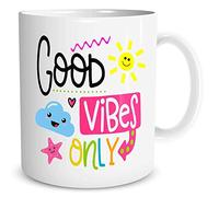 Good Vibes Only Mug Motivationnel Tasse Good Vibes Mug Mugs avec Citations Citation Inspirante Tasse Positif Citation Tasse Positif Vibes WSDMUG1287