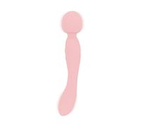 Good Vibes Only - Vibromasseur Baguette Double Face - Soft Silicone - Rose