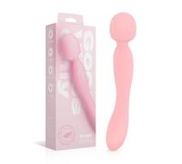 Good Vibes Only - Vibromasseur Baguette Double Face - Soft Silicone - Rose