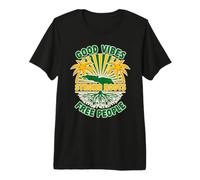 Good Vibes Strong Roots People est Le 6 août 1962 Jamaïque T-Shirt Haut de Gamme