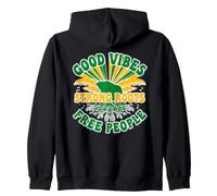 Good Vibes Strong Roots People Jamaïque Est 6 août 1962 Sweat à Capuche