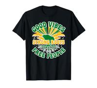 Good Vibes Strong Roots People Jamaïque Est 6 août 1962 T-Shirt