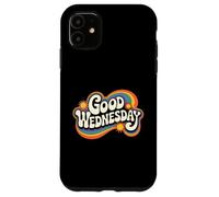 Good Wednesday Retro Groovy Positive Vibes Vintage 60s Coque pour iPhone 11