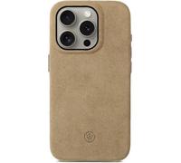 GOOD WILHELM Étui en alcantara, compatible avec iPhone 16 Pro Max, fabriqué à la main, avec chargement magnétique Qi et protection supplémentaire de l'appareil photo, alternative en cuir, alternative