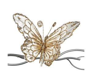 Good-will Bonne Volonté de Papillon Strass sur Une Pince à Champagne 23 Centimetre