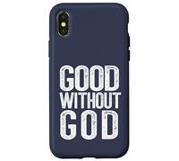 Good Without God Funny Atheism Meme Godless Athée Coque pour iPhone X/XS