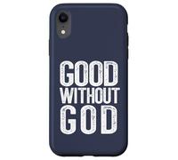 Good Without God Funny Atheism Meme Godless Athée Coque pour iPhone XR