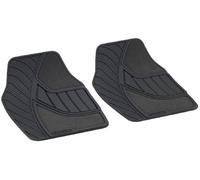 Good Year 77094 Jeu de 2 Tapis de Sol Avant en Caoutchouc avec Inserts en Moquette, Noir, Universel, Set de 2