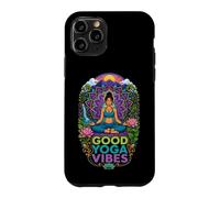 Good Yoga Vibes Meditation Wellness Mandala Lotus Coque pour iPhone 11 Pro