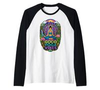 Good Yoga Vibes Meditation Wellness Mandala Lotus Manche Raglan