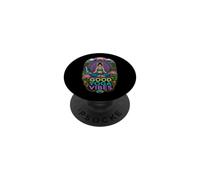 Good Yoga Vibes Meditation Wellness Mandala Lotus PopSockets PopGrip Adhésif