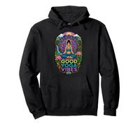 Good Yoga Vibes Meditation Wellness Mandala Lotus Sweat à Capuche
