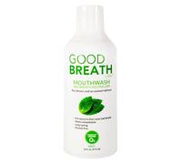 Goodbreath Labs Bain de bouche | Nouvelle technologie d'ozone spécialisée dans la mauvaise haleine chronique | Neutralisant la mauvaise haleine (menthe, 1 paquet (473 ml)