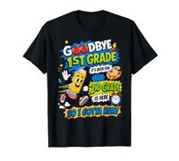 Goodbye 1st Hello Grade 2nd Grade is Here Back to School T-Shirt