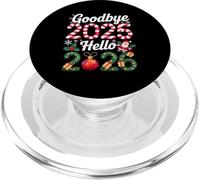 Goodbye 2025 Bonjour 2026 Bonne année 2025 Humour Hommes Femmes PopSockets PopGrip pour MagSafe